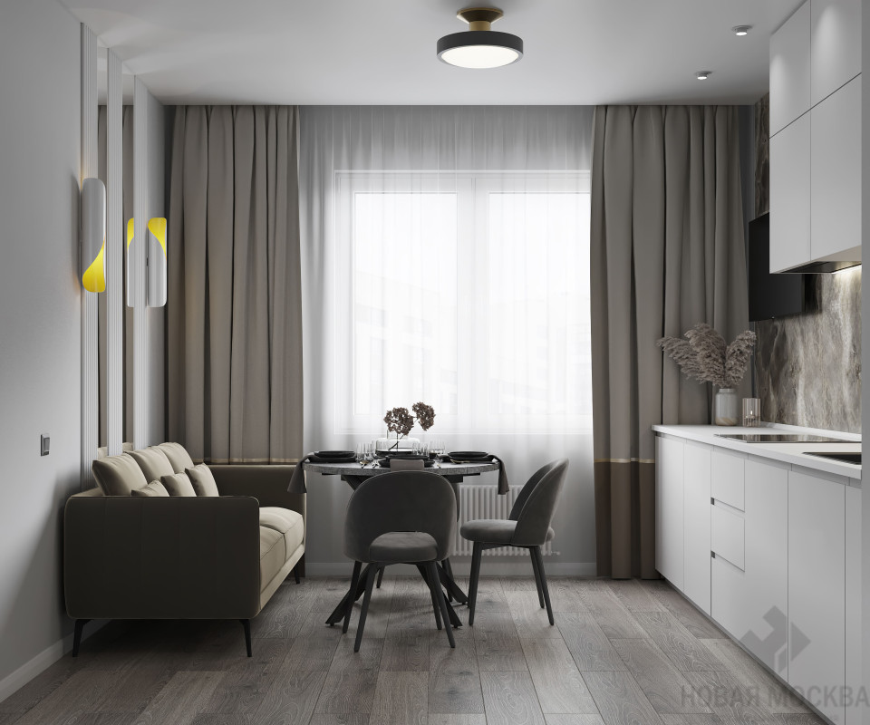 Дизайн-проект трехкомнатной квартиры по адресу ул. Юлиана Семенова, 8/2_2 Дизайн-проект трехкомнатной квартиры по адресу ул. Юлиана Семенова, 8/2_2