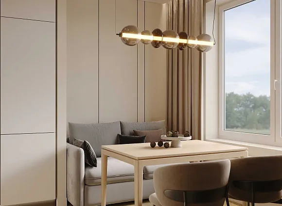 Дизайн однокомнатной квартиры по адресу: улица Архитектора Власова, дом 71, корпус 2