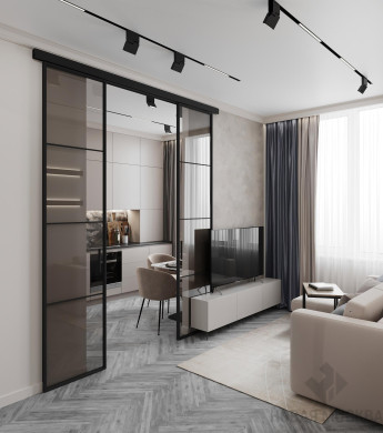 Дизайн трехкомнатной квартиры по адресу ул. Эдварда Грига, дом 17_0 Дизайн трехкомнатной квартиры по адресу ул. Эдварда Грига, дом 17_0