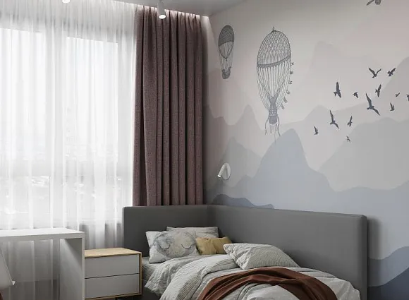 Дизайн квартиры 85 кв. м в ЖК Белые ночи_29 Дизайн квартиры 85 кв. м в ЖК Белые ночи