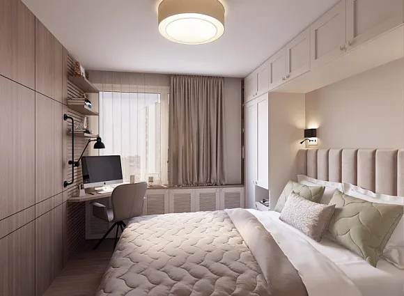 Дизайн квартиры 42 кв. м в Люблино_6 Дизайн квартиры 42 кв. м в Люблино