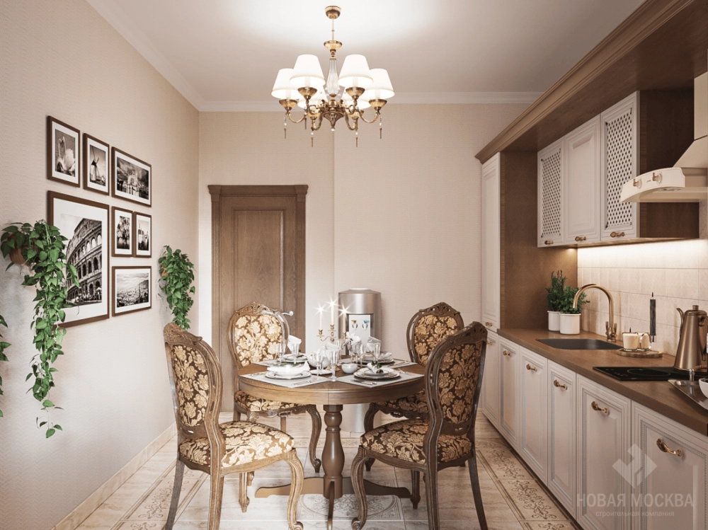 Дизай-проект однокомнатной квартиры в ЖК Рассказово_1 Дизай-проект однокомнатной квартиры в ЖК Рассказово