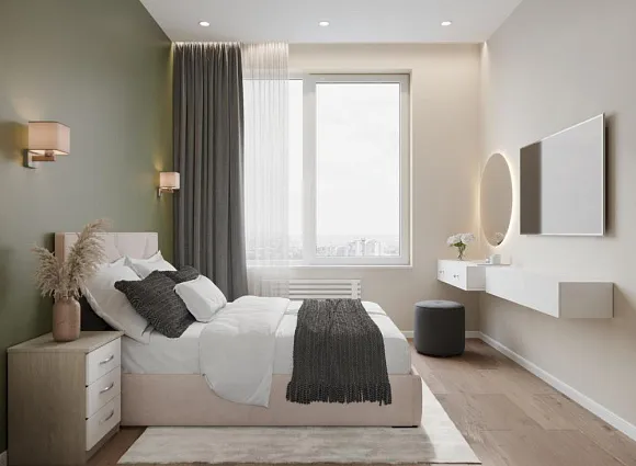 Дизайн квартиры 40 кв.м в ЖК Москва А101