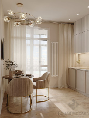 Дизайн двухкомнатной квартиры по адресу: улица Куприна, дом 1, корпус 1_0 Дизайн двухкомнатной квартиры по адресу: улица Куприна, дом 1, корпус 1_0