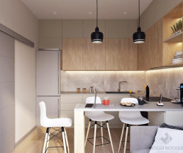 Дизайн квартиры 43 кв.м в ЖК Лесопарковый_2