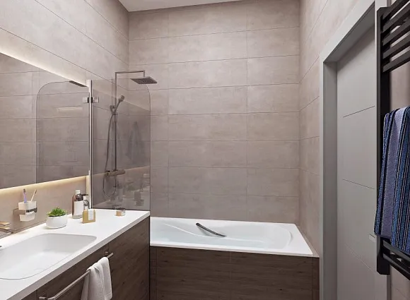 Дизайн-проект 1-комнатной квартиры в ЖК Символ_10 Дизайн-проект 1-комнатной квартиры в ЖК Символ