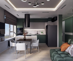 Дизайн трехкомнатной квартиры 70 кв.м в ЖК Новая звезда_1