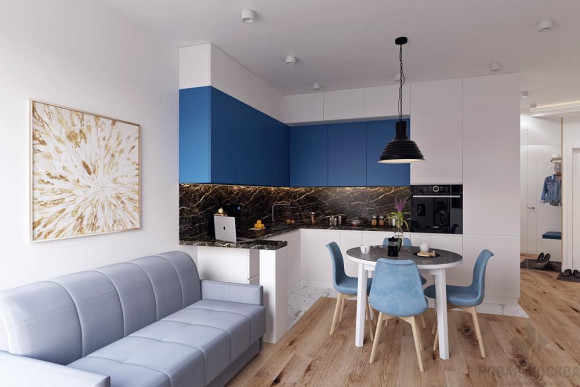 Дизайн-проект студии 45 кв.м в ЖК Новая звезда_0