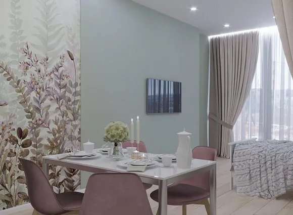 Дизайн квартиры 55 кв.м в ЖК Москва А101_4 Дизайн квартиры 55 кв.м в ЖК Москва А101