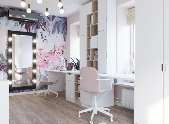 Дизайн-проект квартиры 80 кв.м в ЖК Аннино парк