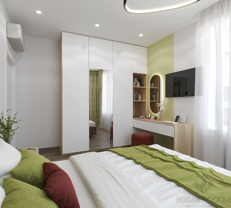 Дизайн двухкомнатной квартиры по адресу: Очаковское шоссе, 9А_12 Дизайн двухкомнатной квартиры по адресу: Очаковское шоссе, 9А_12