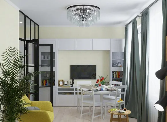 Дизайн-проект квартиры 44 кв.м в ЖК Новая Звезда_2 Дизайн-проект квартиры 44 кв.м в ЖК Новая Звезда