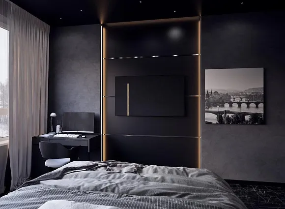 Дизайн двухкомнатной квартиры 59 кв.м в ЖК Скандинавия_12 Дизайн двухкомнатной квартиры 59 кв.м в ЖК Скандинавия