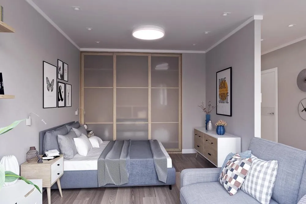 Дизайн-проект 1-комнатной квартиры 37,42 кв.м по адресу: Московская область, город Красногорск, улица Пришвина, дом 2