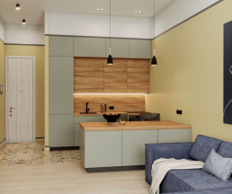 Дизайн-проект квартиры 52 кв.м в ЖК Резиденции архитекторов_2