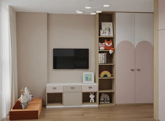 Дизайн двухкомнатной квартиры по адресу: улица Бартеневская, дом 18, корпус 1