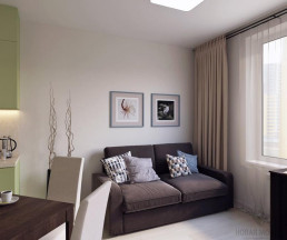 Дизайн-проект квартиры 31 кв.м в ЖК Новая Звезда_2