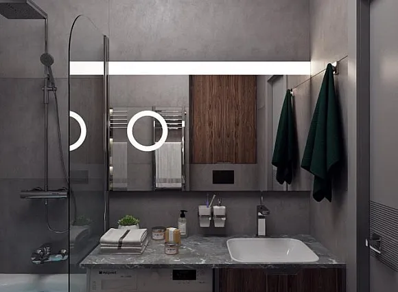 Дизайн-проект квартиры 38 кв.м в ЖК Новая Звезда_14 Дизайн-проект квартиры 38 кв.м в ЖК Новая Звезда