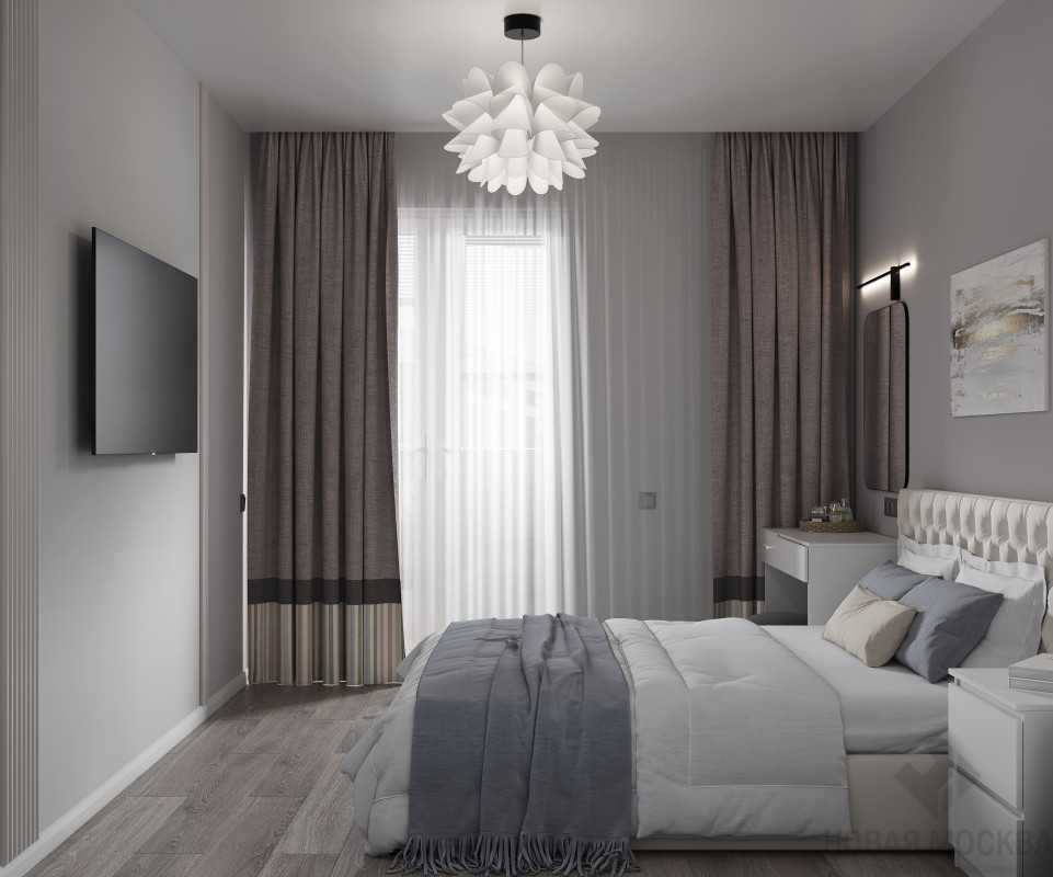 Дизайн-проект трехкомнатной квартиры по адресу ул. Юлиана Семенова, 8/2_14 Дизайн-проект трехкомнатной квартиры по адресу ул. Юлиана Семенова, 8/2_14