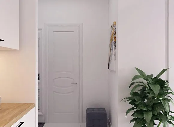 Дизайн-проект 1-комнатной квартиры 38 кв.м по адресу: г. Москва, Береговой проезд, владение 5, корпус 2