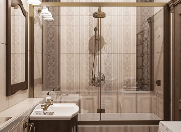 Дизай-проект однокомнатной квартиры в ЖК Рассказово_9 Дизай-проект однокомнатной квартиры в ЖК Рассказово