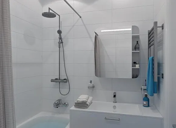 Дизайн-проект 1-комнатной квартиры 38 кв.м по адресу: г. Москва, Береговой проезд, владение 5, корпус 2