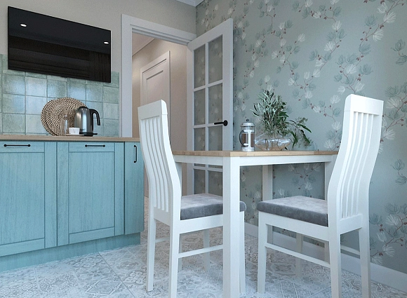 Дизайн двухкомнатной квартиры по адресу: улица Затонная, дом 12, корпус 1