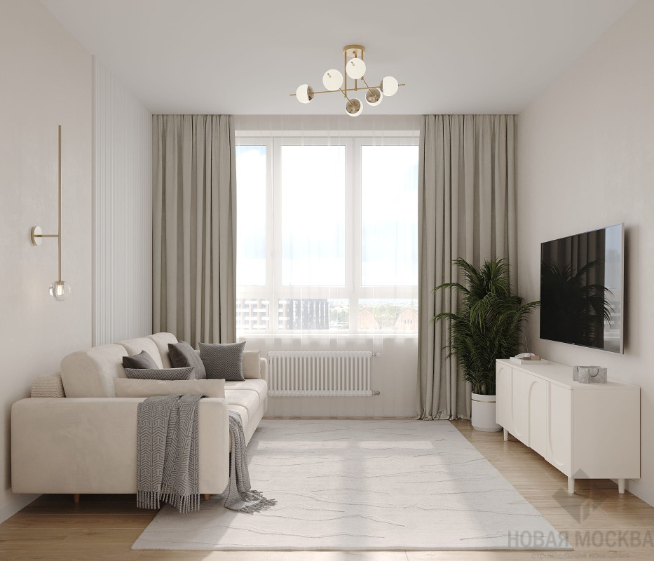 Дизайн двухкомнатной квартиры по адресу: улица Куприна, дом 1, корпус 1_7 Дизайн двухкомнатной квартиры по адресу: улица Куприна, дом 1, корпус 1_7