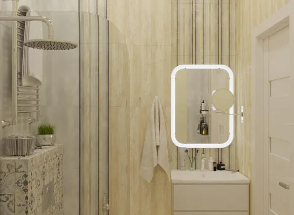 Дизайн-проект квартиры 44 кв.м в ЖК Новая Звезда_14 Дизайн-проект квартиры 44 кв.м в ЖК Новая Звезда