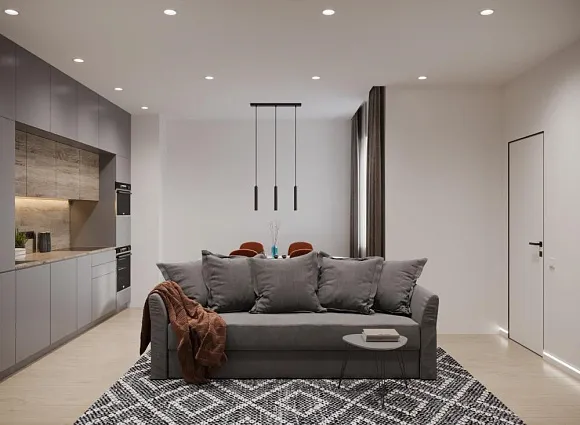 Дизайн квартиры 72 кв. м в Красногорске_1 Дизайн квартиры 72 кв. м в Красногорске