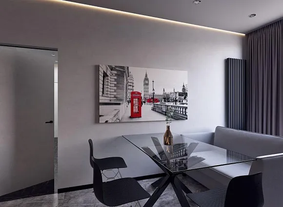 Дизайн двухкомнатной квартиры 59 кв.м в ЖК Скандинавия_3 Дизайн двухкомнатной квартиры 59 кв.м в ЖК Скандинавия