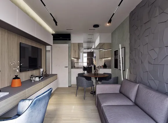 Дизайн 2-комнатной квартиры 62 кв.м в ЖК Скандинавия_4 Дизайн 2-комнатной квартиры 62 кв.м в ЖК Скандинавия