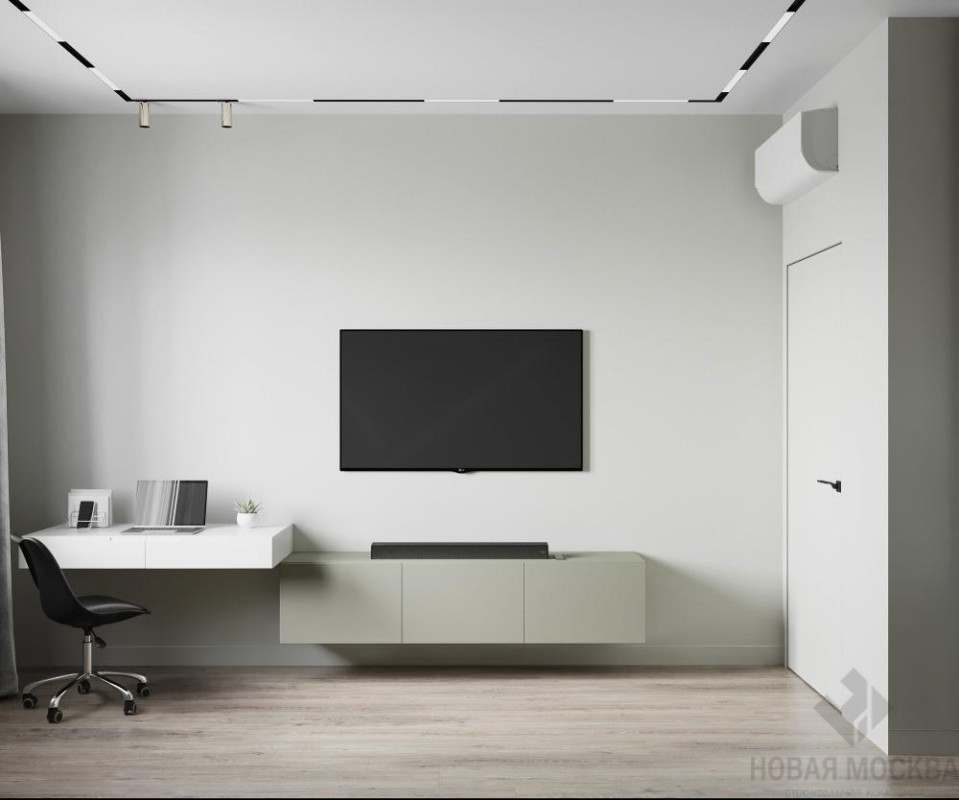 Дизайн квартиры 46 кв. м в ЖК Крылья_11 Дизайн квартиры 46 кв. м в ЖК Крылья_11