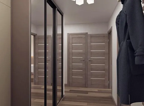 Дизайн-проект 2-комнатной квартиры 67,25 кв.м по адресу: Москва, улица Старокрымская, дом 15, корпус 1