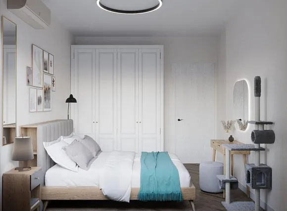 Дизайн квартиры 60 кв. м в ЖК Западный порт_9 Дизайн квартиры 60 кв. м в ЖК Западный порт