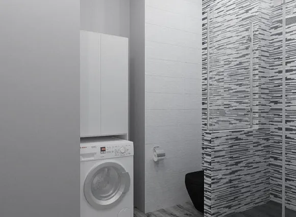 Дизайн квартиры 39 кв.м в ЖК Скандинавия_10 Дизайн квартиры 39 кв.м в ЖК Скандинавия