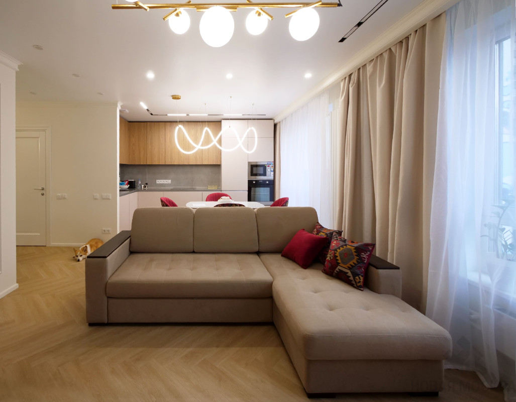 Ремонт под ключ двухкомнатной квартиры по адресу ул. Поляны, 5а-1_3 Ремонт под ключ двухкомнатной квартиры по адресу ул. Поляны, 5а-1_3