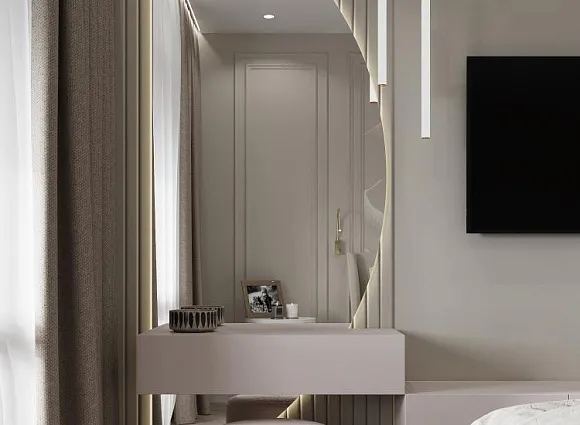 Дизайн квартиры 85 кв. м в ЖК Белые ночи_4 Дизайн квартиры 85 кв. м в ЖК Белые ночи