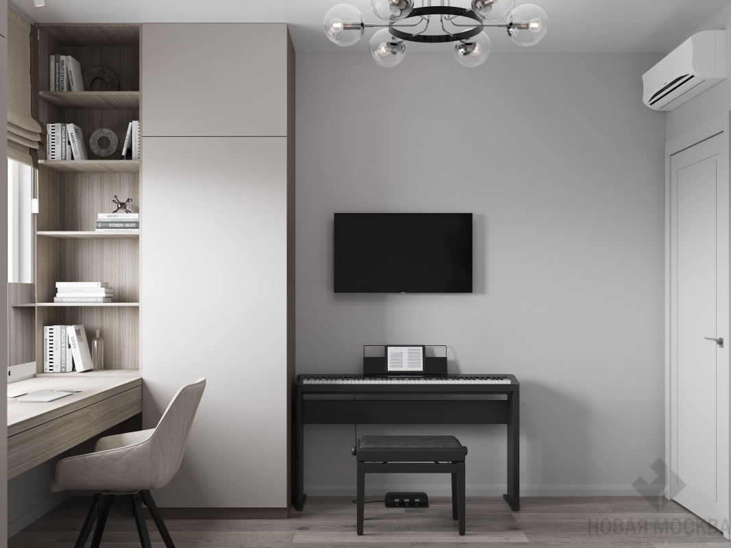 Дизайн-проект трехкомнатной квартиры по адресу ул. Юлиана Семенова, 8/2_22 Дизайн-проект трехкомнатной квартиры по адресу ул. Юлиана Семенова, 8/2_22