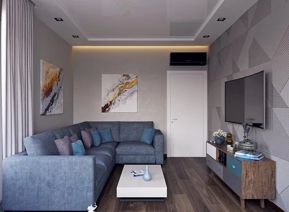 Дизайн-проект 2-комнатной квартиры 70.20 кв.м по адресу: Москва, поселение Десеновское, улица Андерсена, дом 13