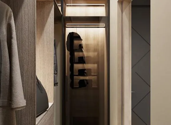 Дизайн квартиры 46 кв. м в ЖК Крылья_16 Дизайн квартиры 46 кв. м в ЖК Крылья