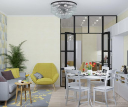 Дизайн-проект квартиры 44 кв.м в ЖК Новая Звезда_1