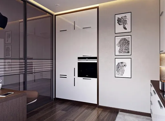 Дизайн-проект 2-комнатной квартиры 70.20 кв.м по адресу: Москва, поселение Десеновское, улица Андерсена, дом 13