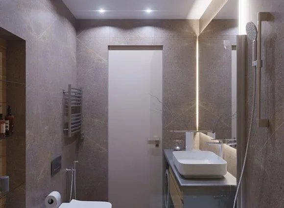 Дизайн-проект квартиры 80 кв.м в ЖК Аннино парк