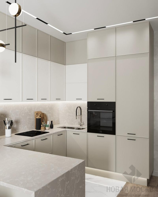 Дизайн квартиры 46 кв. м в ЖК Крылья_2 Дизайн квартиры 46 кв. м в ЖК Крылья_2