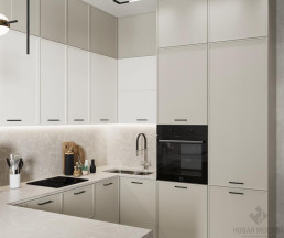 Дизайн квартиры 46 кв. м в ЖК Крылья_2 Дизайн квартиры 46 кв. м в ЖК Крылья_2