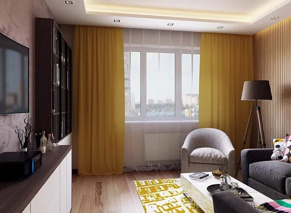 Дизайн-проект 2-комнатной квартиры в ЖК Коммунарка_15 Дизайн-проект 2-комнатной квартиры в ЖК Коммунарка