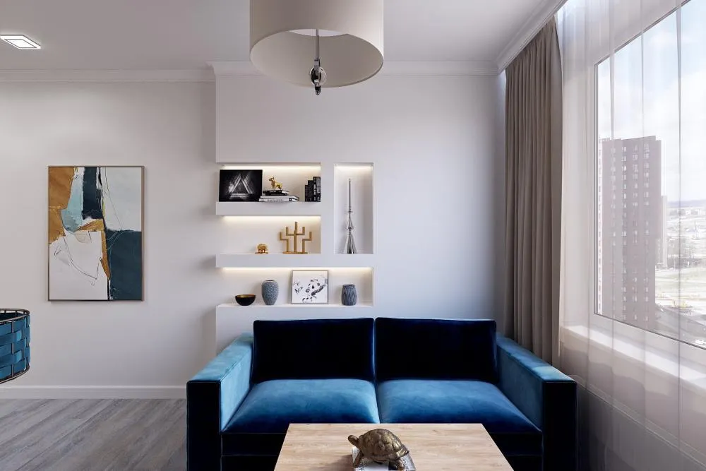 Дизайн двухкомнатной квартиры в ЖК Новая звезда_34 Дизайн двухкомнатной квартиры в ЖК Новая звезда