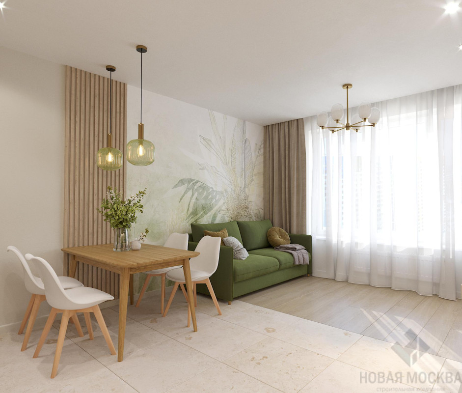 Дизайн двухкомнатной квартиры по адресу ул. Старокрымская, дом 15, корпус 2_3 Дизайн двухкомнатной квартиры по адресу ул. Старокрымская, дом 15, корпус 2_3