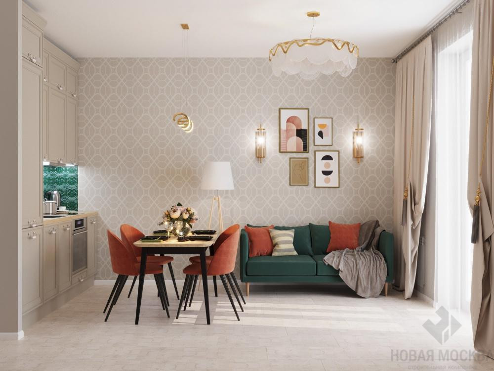 Дизайн-проект квартиры 40 кв.м в ЖК Поколение_0 Дизайн-проект квартиры 40 кв.м в ЖК Поколение_0